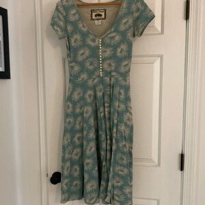 Floral Teal/Blue Dress